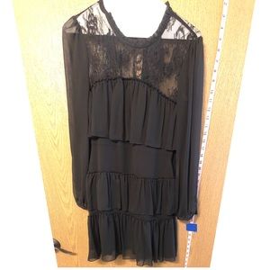 Gianni Bini black lace dress